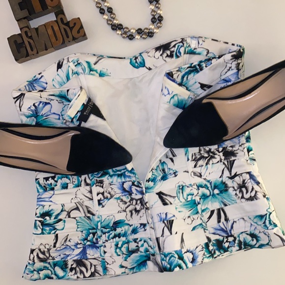 WHITE HOUSE BLACK MARKET Strapless Corset Top - Picture 5 of 8